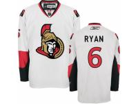 Men's Reebok Ottawa Senators #6 Bobby Ryan Premier White Away NHL Jersey