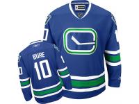 Men's Reebok Vancouver Canucks #10 Pavel Bure Royal Blue New Third Authentic NHL Jersey