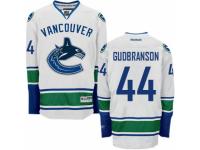Men's Reebok Vancouver Canucks #44 Erik Gudbranson Premier White Away NHL Jersey