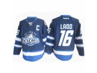 Men's Reebok Winnipeg Jets #16 Andrew Ladd Premier Navy Blue St. John's IceCaps NHL Jersey