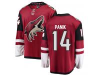 Men's Richard Panik Breakaway Burgundy Red Home NHL Jersey Arizona Coyotes #14