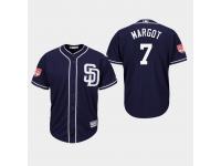 Men's San Diego Padres 2019 Spring Training #7 Navy Manuel Margot Cool Base Jersey