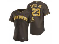 Men's San Diego Padres Fernando Tatis Jr. Nike Brown 2020 Alternate Jersey