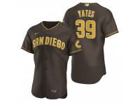 Men's San Diego Padres Kirby Yates Nike Brown 2020 Alternate Jersey