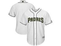 Men's San Diego Padres Majestic White 2017 Memorial Day Cool Base Team Jersey