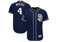 Men's San Diego Padres Wil Meyers Majestic Navy 50th Anniversary Alternate Flex Base Player Jersey