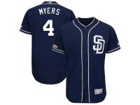 Men's San Diego Padres Wil Myers Majestic Navy Alternate Authentic Collection Flex Base Player Jersey