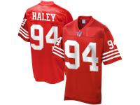Men's San Francisco 49ers #94 Charles Haley NFL Pro Line Scarlet Retired Player Jersey