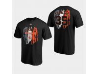 Men's San Francisco Giants 2019 Spring Training #35 Black Brandon Crawford Majestic T-Shirt
