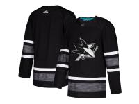 Men's San Jose Sharks adidas Black 2019 NHL All-Star Game Parley Authentic Jersey
