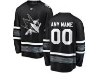 Men's San Jose Sharks Adidas Black Customized Authentic 2019 All-Star NHL Jersey