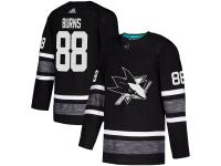 Men's San Jose Sharks Brent Burns adidas Black 2019 NHL All-Star Game Parley Authentic Player Jersey