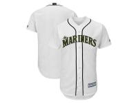 Men's Seattle Mariners Majestic White 2018 Memorial Day Cool Base Team Jersey