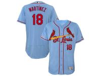 Men's St. Louis Cardinals Carlos Martinez Majestic Horizon Blue Alternate Flex Base Authentic Collection Player Jersey