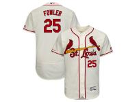 Men's St. Louis Cardinals Dexter Fowler Majestic Cream Alternate Authentic Collection Flex Base Player Jersey