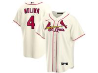 Men's St. Louis Cardinals Yadier Molina Nike Cream Alternate 2020 Player Jersey