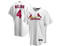 Men's St. Louis Cardinals Yadier Molina Nike White Home 2020 Player Jersey