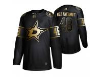 Men's Stars Dillon Heatherington Black Adidas 2019 NHL Golden Edition Jersey