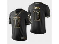 Men's Tampa Bay Buccaneers #13 Mike Evans Golden Edition Vapor Untouchable Limited Jersey - Black