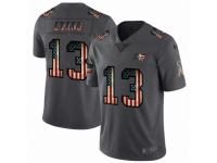 Men's Tampa Bay Buccaneers #13 Mike Evans Limited Black USA Flag 2019 Salute To Service Football Jersey