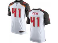 Men's Tampa Bay Buccaneers #41 Jack Cichy Nike White Elite Jersey