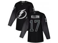 Men's Tampa Bay Lightning #17 Alex Killorn Black Alternate Authentic Hockey Jersey