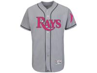 Men's Tampa Bay Rays Majestic Gray Road 2016 Mother's Day Flex Base Team Jersey