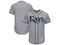Men's Tampa Bay Rays Majestic Gray Road Flexbase Authentic Collection Team Jersey