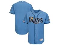 Men's Tampa Bay Rays Majestic Light Blue Alternate Flexbase Authentic Collection Team Jersey