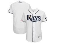 Men's Tampa Bay Rays Majestic White Home Authentic Collection Flex Base Team Jersey