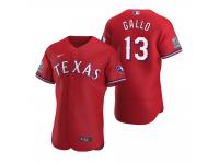 Men's Texas Rangers Joey Gallo Nike Scarlet 2020 Alternate Jersey