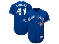 Men's Toronto Blue Jays Aaron Sanchez Majestic Royal Alternate Authentic Collection Flex Base Player Jersey