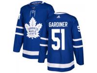 Men's Toronto Maple Leafs #51 Jake Gardiner adidas Blue Authentic Jersey
