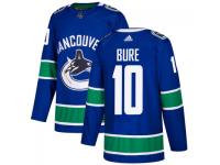 Men's Vancouver Canucks #10 Pavel Bure adidas Blue Authentic Jersey