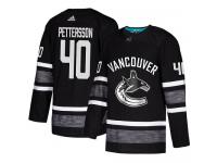 Men's Vancouver Canucks #40 Elias Pettersson Adidas Black Authentic 2019 All-Star NHL Jersey