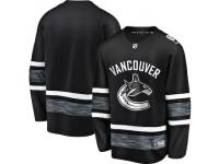 Men's Vancouver Canucks Blank Adidas Black Authentic 2019 All-Star NHL Jersey