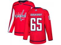 Men's Washington Capitals #65 Andre Burakovsky adidas Red Authentic Jersey