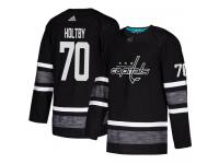 Men's Washington Capitals #70 Braden Holtby Adidas Black Authentic 2019 All-Star NHL Jersey