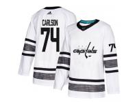Men's Washington Capitals #74 John Carlson Adidas White Authentic 2019 All-Star NHL Jersey