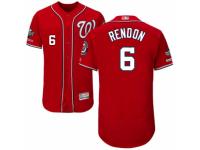 Men's Washington Nationals #6 Anthony Rendon Red Alternate Flex Base Collection 2019 World Series Champions Baseball Jersey