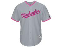 Men's Washington Nationals Majestic Gray Fashion 2016 Mother's Day Cool Base Replica Team Jersey