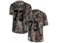 Men's Washington Redskins #73 Chase Roullier Limited Camo Rush Realtree Football Jersey