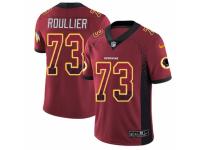Men's Washington Redskins #73 Chase Roullier Limited Red Rush Drift Fashion Football Jersey