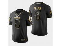 Men's Washington Redskins #8 Case Keenum Golden Edition Vapor Untouchable Limited Jersey - Black