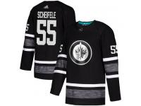 Men's Winnipeg Jets #55 Mark Scheifele Adidas Black Authentic 2019 All-Star NHL Jersey