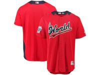 Men's World Majestic Scarlet 2018 MLB All-Star Futures Game On-Field Team Jersey
