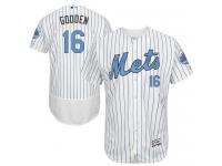Mets #16 Dwight Gooden White (Blue Strip) Flexbase Authentic Collection 2016 Father Day Stitched Baseball Jersey