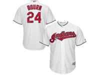 Michael Bourn Cleveland Indians Majestic 2015 Cool Base Player Jersey - White