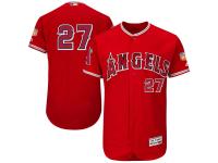 Mike Trout Los Angeles Angels of Anaheim Majestic 2016 Flexbase Authentic Collection On-Field Spring Training Player Jersey - Scarlet