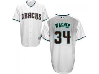 MLB Arizona Diamondbacks #34 Tyler Wagner Men White Cool Base Jersey